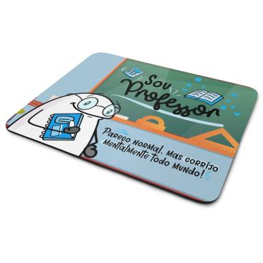 Imagem de Mouse Pad Flork Profissões - Sou professor