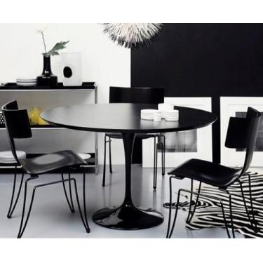Imagem de Mesa de Jantar Tulipa Saarinen Redonda 90 cm Laqueada - Personal Decor