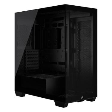 Imagem de Gabinete Gamer Corsair 3500X Tempered Glass Mid-Tower, Preto - CC-9011