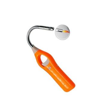 Imagem de Acendedor A Gás Flexível C/ Trava de Segurança Isqueiro Colorido Regul