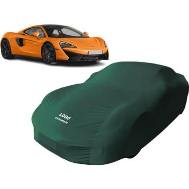 Imagem de Capa De Tecido Para Proteção Carro Mclaren 570 Gt - Mz, Verde