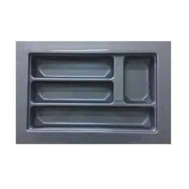 Imagem de Divisor De Talher Dt31 Ajustável 31,4 cm x 46,5 cm Cinza - Moldplast