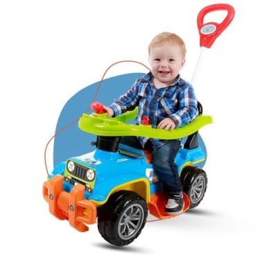 Imagem de Carrinho Passeio Jip Jip Câmbio Buzina Som Infantil Maral Cor Colorido
