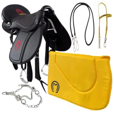 Imagem de Sela para Cavalo Mangalarga + Kit Completo Pronta para Uso (Amarelo)