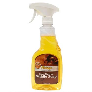 Imagem de Fiebing's Tack Cleaner – Sabonete líquido de glicerina para couro (473 ml) – Limpador e condicionador de couro suave para amaciar, proteger e restaurar couro – para assento de carro, sapato, bolsa,