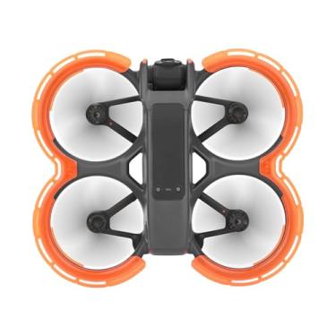 Imagem de FSIDIWT Protetor de hélice Avata 2 para drone DJI Avata 2, protetor anticolisão à prova de choque para acessórios DJI Avata 2 (laranja)