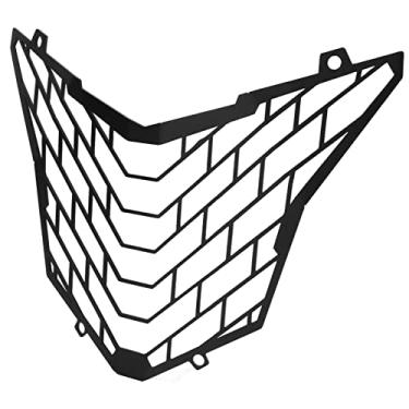 Imagem de Protetor de Grade de Farol de Motocicleta Em Aço Inoxidável - Substituição Preta para CB500X 2016-2017