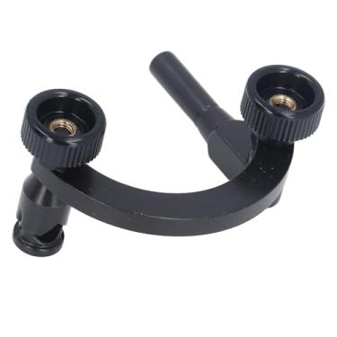 Imagem de Suporte de Indicador de Mostrador de 8 Mm, Suporte Meio Redondo de Aço Preto para Conectar Indicadores de Teste, Diâmetro de Furo de 8 Mm, Montagem de Haste de Válvula Em Forma