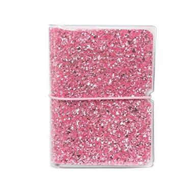 Imagem de Carteira feminina para guardar cartões de crédito, lealdade, cupons, mini, organizador de álbum de fotos, Chunky Pink, one size