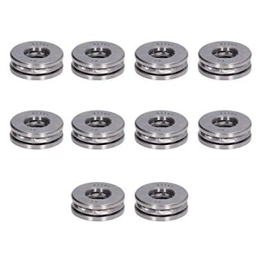 Imagem de Rolamento de Esferas Axial, Rolamento de Aço, Kit de Rolamento Axial de Metal Destacável Com Tamanhos Padrão, para Ganchos de Guindaste, Bombas de água, Macacos (51101)