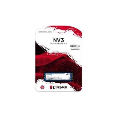 Imagem de HD SSD M.2 500GB NVME Kingston NV3 PCIe 4.0 SNV3S/500G