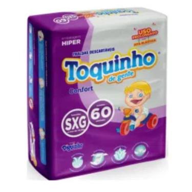 Imagem de Fralda Infantil Toquinho Confort Sec Embalagem Hiper, SXG