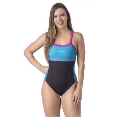 Imagem de Maiô pro line azul turquesa kauna swim, P