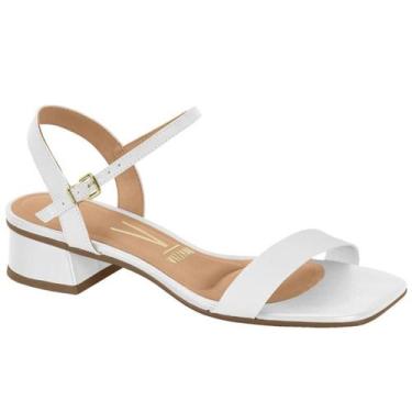 Imagem de Sandália Feminina Vizzano Original Tira Única Salto Baixo Confortável 