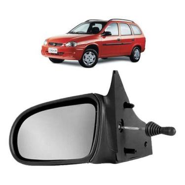 Imagem de Retrovisor Corsa com Controle Wagon Pick-Up Hatch Sedan Classic 93 94 