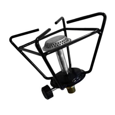 Imagem de Fogareiro A Gás 1 Boca Rosca Grossa Para Botijão Grande 13Kg