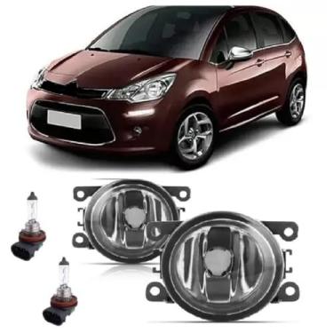 Imagem de Par Farol De Milha C3 2013 2014 2015 2016 2017 2018 2019 2020 + Lâmpada