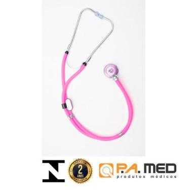Imagem de Estetoscópio Rosa Rappaport P.A.Med  2 Anos Garantia - P.A. MED