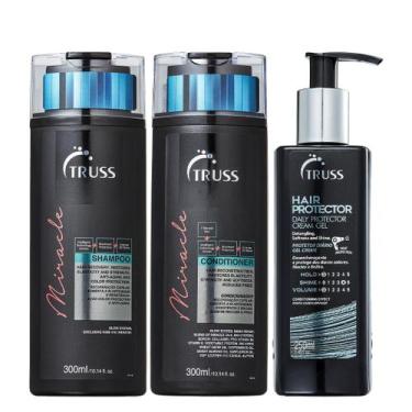 Imagem de Truss Miracle Kit Shampoo Condicionador e Hair Protector Leave-in 250m