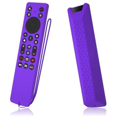Imagem de AKSHFETH Capa de silicone para controle remoto TCL QM6K (modelo 2025) - Capa protetora antiderrapante, design à prova de choque, acessórios de controle remoto de TV (compatível com a série QM6K)