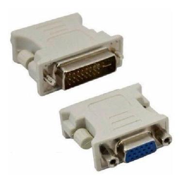 Imagem de Adaptador Dvi 24+1 Pinos Macho Para Vga 15 Pinos Femea