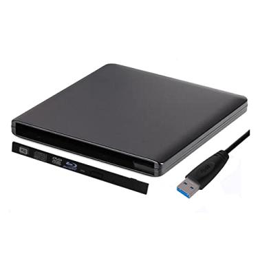Imagem de DVD Player Slim Plástico Rígido USB 3.0 SATA 9.0/9,5 mm Gabinete de DVD Externo CD-ROM para Laptop CD/DVD Blu-ray Unidade Óptica Mini Dv Player (0: 0 Cor: 9.0 Blu-ray)