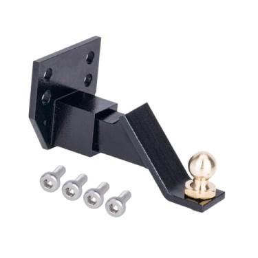 Imagem de Milageto TRAILER de HITCH SPORTE METAL METAL AJUSTÁVEL de DROGA PESADA de DRIVA para REVISTO de HITCH RETEMBRIDO para 1:10 SCALA RC CAR, Preto