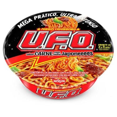 Imagem de Macarrão Instantâneo Nissin U.F.O. Yakissoba Carne com Molho Japonês 9