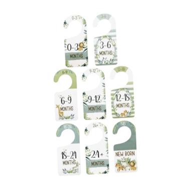 Imagem de menolana 7pcs closet divisores de roupas penduradas divisores de roupas cabide de triagem adorável closet recém -nascido divisores para fotos de fotos recém, Padrão de Leão