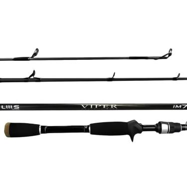 Imagem de Vara Pesca Carretilha Lumis Viper Casting Carbono IM7 1,83m 10-25Lbs Inteiriça