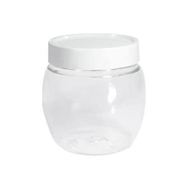 Imagem de Pote Redondo Tasil De 250ml Com Tampa Branca