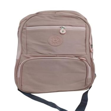 Imagem de Mochila feminina impermeável grande - Volta as aulas - F-1884, Nude
