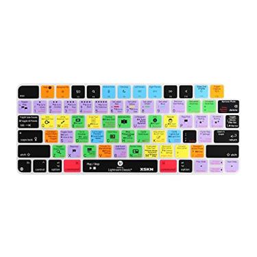 Imagem de XSKN Capa de silicone para teclado Shortcuts and Languages Series para Apple lançado em 2021 iMac M1 Chip Magic com Touch ID A2449 A2450 (versão dos EUA Lightroom Classic) (SHK-373)