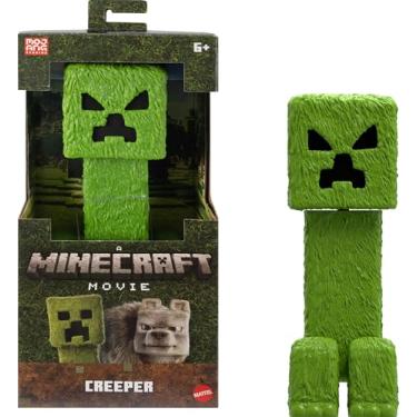 Imagem de Mattel Minecraft Creeper Figura de ação em grande escala de 30,5 cm inspirada em "um filme de minecraft", JFR66