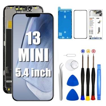 Imagem de SIMDOG Kit de substituição de tela para iPhone 13 Mini de 5,4 polegadas, tela LCD Full HD, digitalizador de tela sensível ao toque, montagem completa + ferramentas de reparo, modelo A2481, A2626