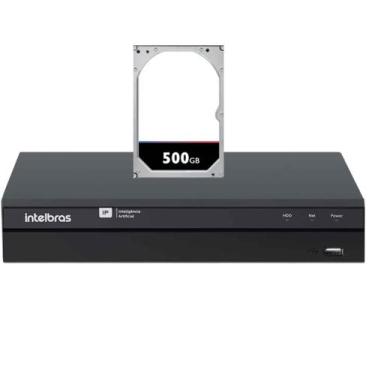 Imagem de Gravador De Vídeo Ip Nvr 16 Canais 4k Invd 1016 Intelbras 500gb