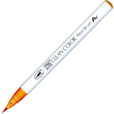 Imagem de CANETA ZIG PEN REAL BRUSH MANDARIN ORANGE RB 6000AT 702