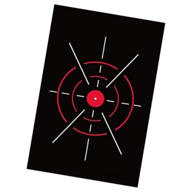 Imagem de Deevoka Bata na rede, pano -alvo de golfe, penduramento portátil do círculo de círculos de backstop para atingir a prática para iniciantes ao ar livre no