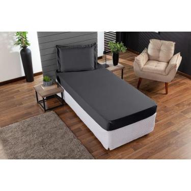 Imagem de Jogo De Lençol Roupa De Cama Solteiro 2 Peças Com Aba - Riffo Store, C