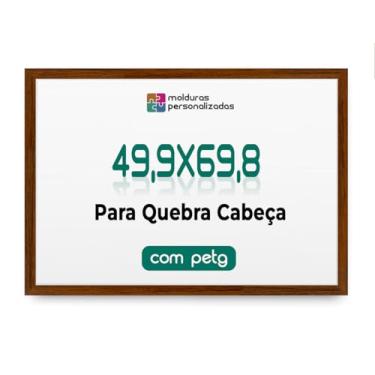 Imagem de Moldura 49,9x69,8 para Quebra Cabeça Grow Puzzle 1000 Peças com Proteção Petg (Oncinha)