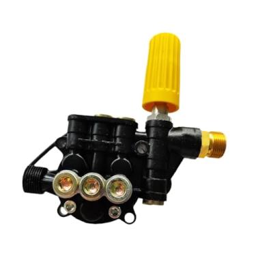 Imagem de Baoblaze Máquina de lavar carros Pump Head Tool Supplies Substituição portátil Parte 12 êmbolo para veículos de limpeza doméstica Pisos do piso do pátio, Preto