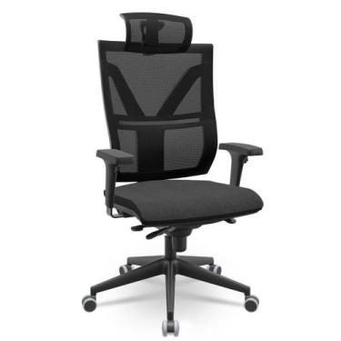 Imagem de Cadeira Presidente Darix X+ Assento Estofado Plaxmetal