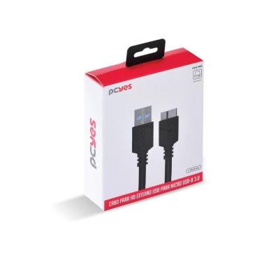 Imagem de Cabo P- Hd Externo Usb A P- Micro Usb B 3m -