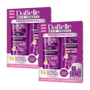 Imagem de Kit 2 und Kit Shampoo + Cond Dabelle Meu Cronograma Perfeito Reconstru