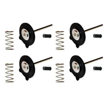 Imagem de Kit de reparo de reconstrução de carburador de carburador diafragma de bomba aceleradora para CBX750 K F C SC CBX 1000 Super Sport 1979-1982 CB 650 RC05 CBX (conjunto com 4)