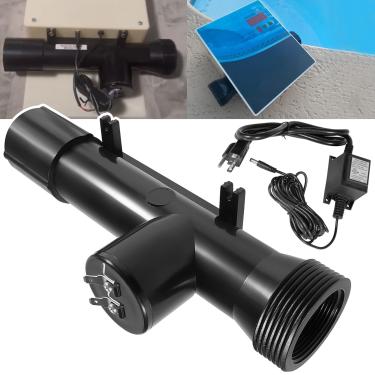 Imagem de YCCOREE 4CH4002-R Câmara ionizador de piscina e adaptador de cabo de carregamento do transformador ionizador 460304 com substituição de transformador para sistema de tratamento de piscina híbrido