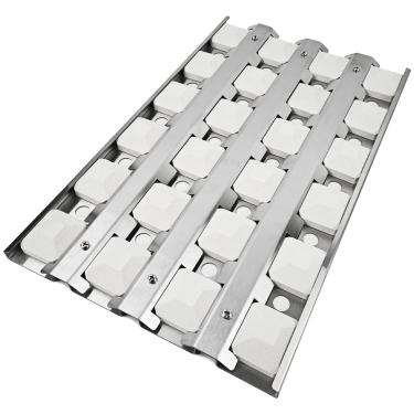 Imagem de Beurbcikue Bandeja de briquete 510-0677 para Alfresco ALX2 ALXE 91 cm, peças de substituição para placa térmica Alfresco LX2 ALXE ALX2-36 ALXE-36 com briquetes de cerâmica