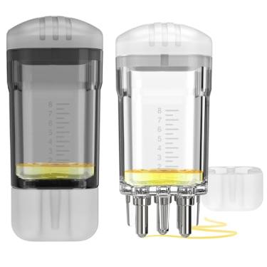 Imagem de 2 aplicadores de minoxidil, aplicação eficiente, sem bagunça, aplicador de soro de cabelo, pequena ferramenta aplicadora de minoxidil, frasco aplicador de cabelo, escova de minoxidil, pente aplicador