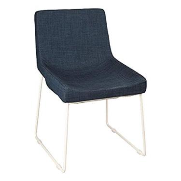 Imagem de Norwood Commercial Furniture Cadeira estofada NOR-NAD3033NV-SO Spectrum para área comum, 77,5 cm de altura, 47 cm de largura, 57 cm de comprimento, azul-marinho