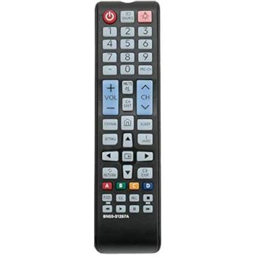 Imagem de ALLIMITY BN59-01267A controle remoto substituído, compatível com Samsung TV UN24M4500A UN32M4500A UN32M4500AF UN32M530 UN32M5300 UN32M5300AF UN32M530D UN40M5300 UN43M5300 UN49M5300 UN49M5300AF UN50M5300